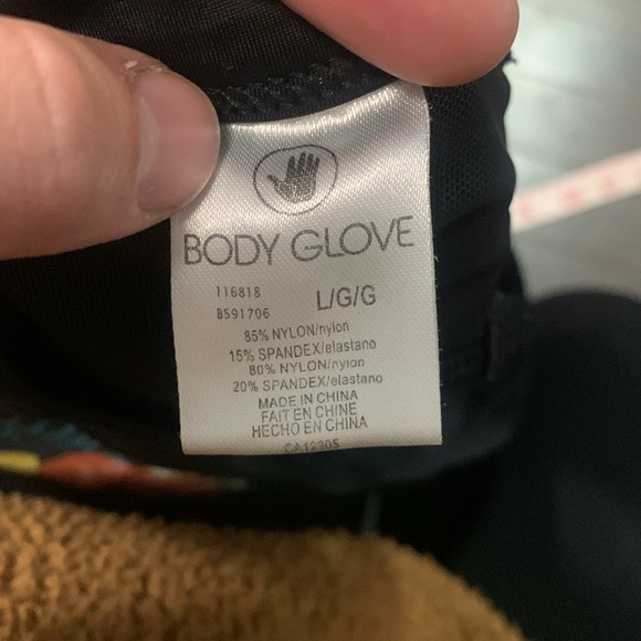 Body Glove Black with Colourful Floras Sports Bra Women’s L - Picture 5 of 6